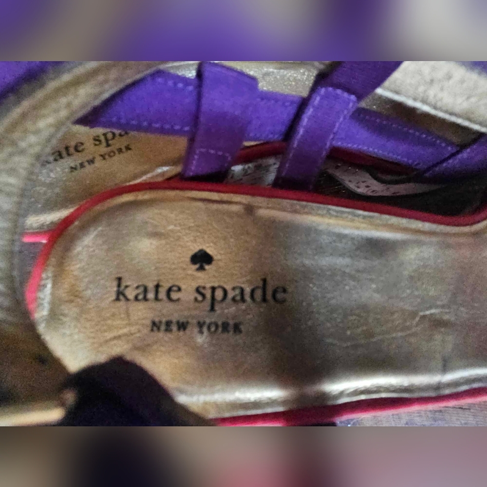 Kate Spade New York Wedge Sandal Size 10 - Picture 10 of 11